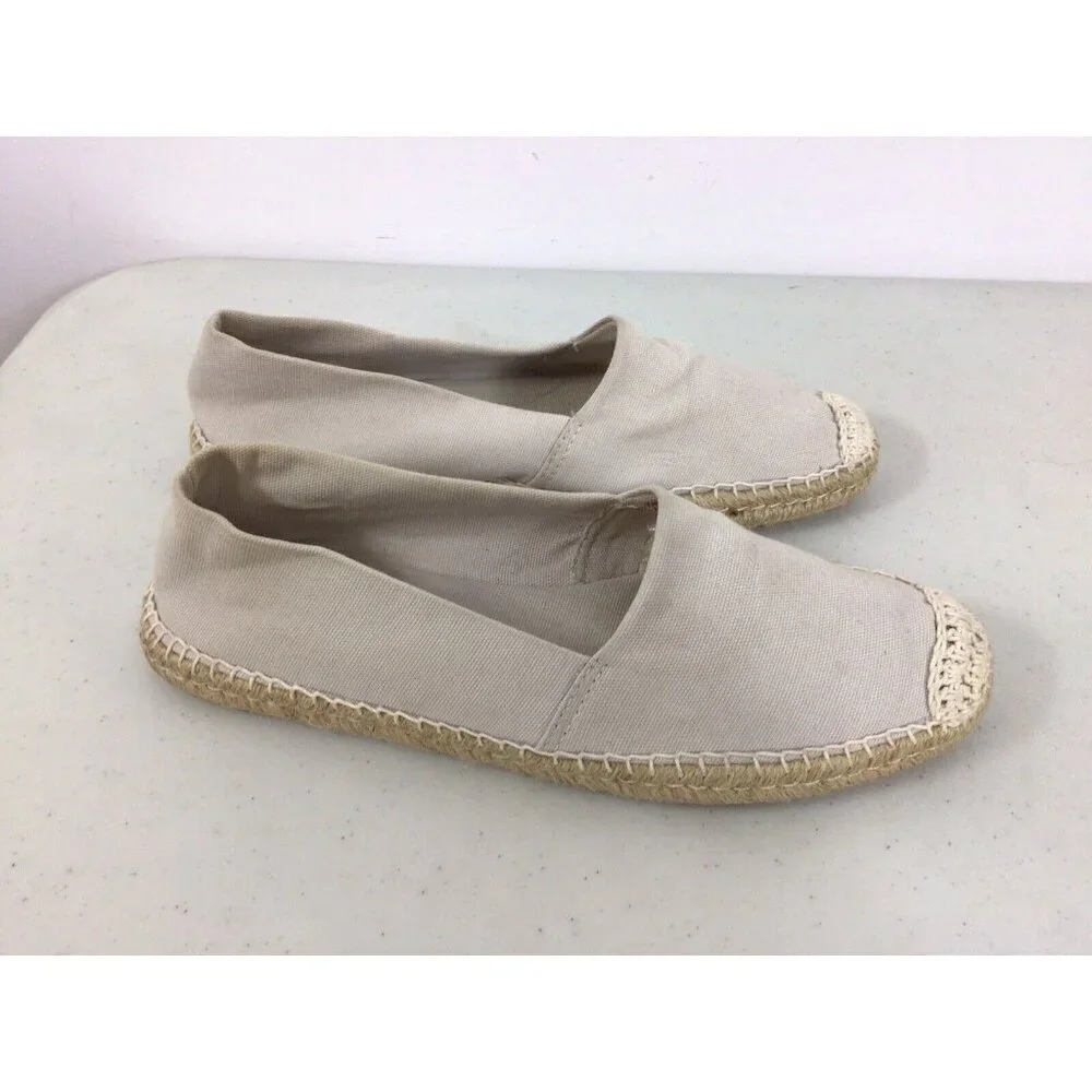 LL Bean Canvas Espadrille Shoes Womens 10